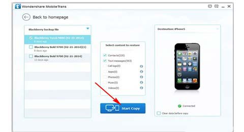 Cách chuyển danh bạ từ máy Blackberry sang các máy chạy Android và iPhone (2)
