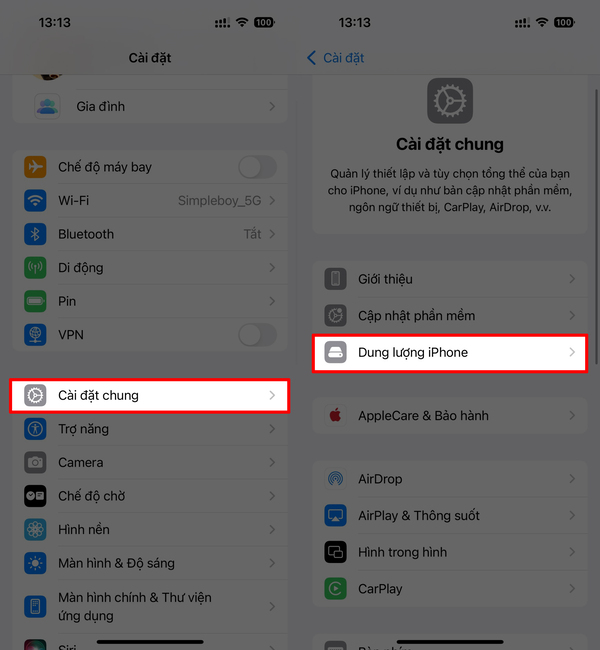 cách giải phóng dung lượng iphone