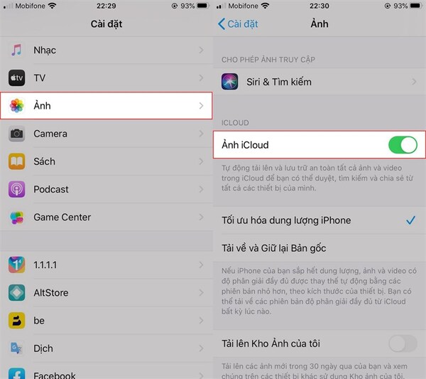 cách giải phóng dung lượng iphone