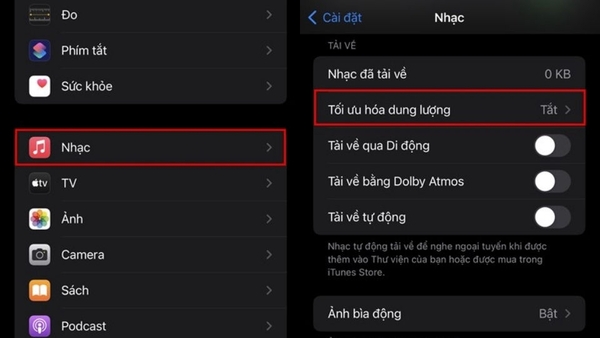 cách giải phóng dung lượng iphone