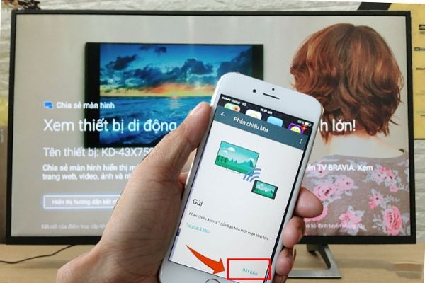 cách kết nối điện thoại iphone với tivi