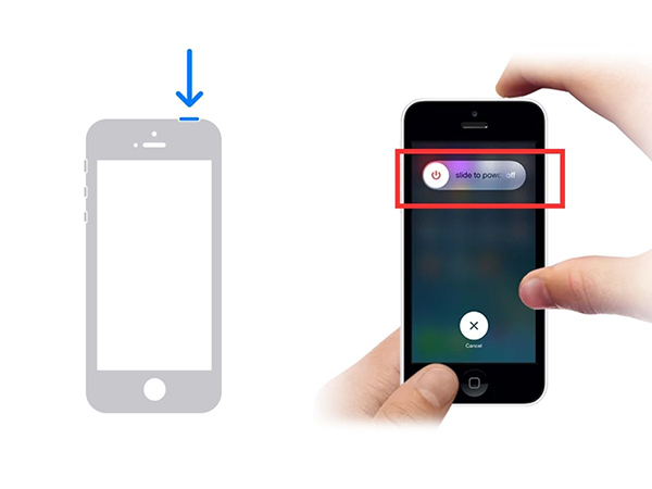 cách khởi động lại iphone