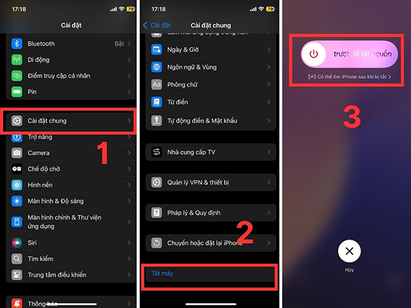 cách khởi động lại iphone
