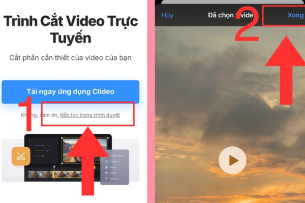 cắt video trên iphone