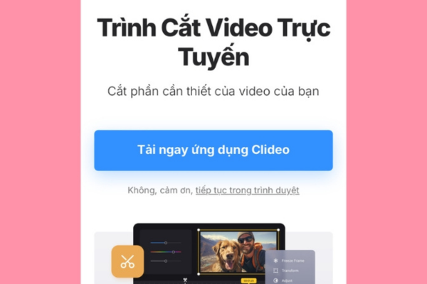 cắt video trên iphone