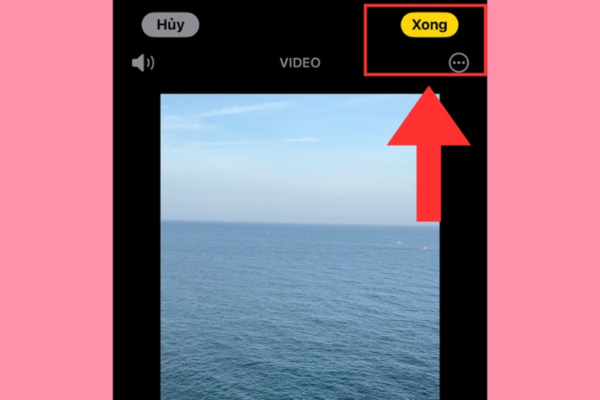 cắt video trên iphone