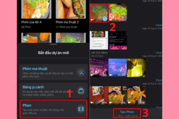 cắt video trên iphone