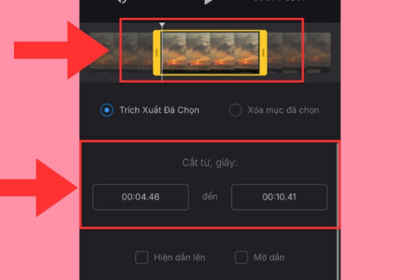 cắt video trên iphone