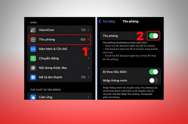 chỉnh cỡ chữ iphone