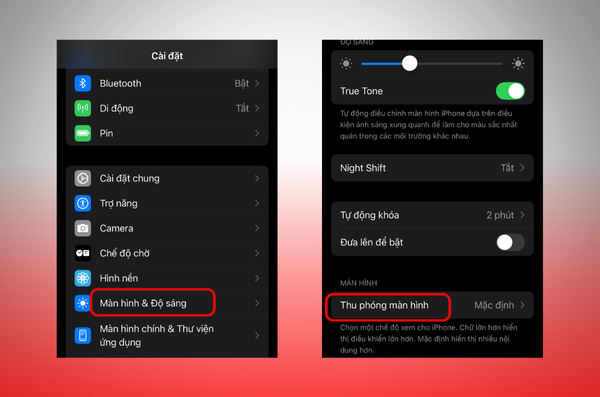 chỉnh cỡ chữ iphone