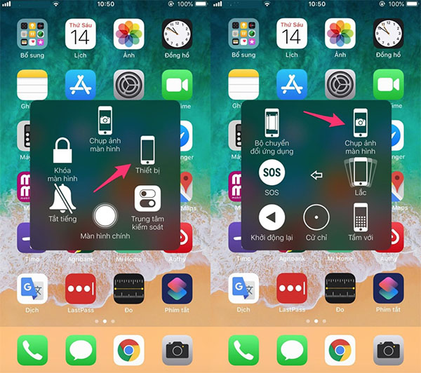 Kích hoạt tính năng Assistive Touch và chụp màn hình iPhone 11