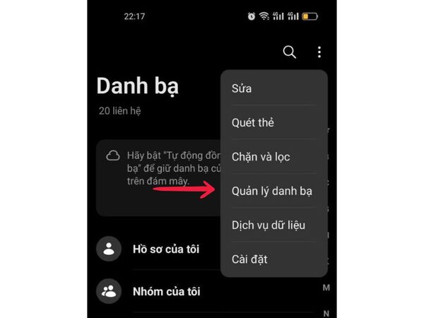 chuyển danh bạ từ android sang iphone
