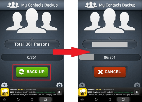 Tải ứng dụng My Contacts Backup về iPhone