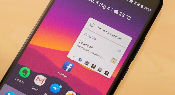 App Shortcut trên Android 8.0