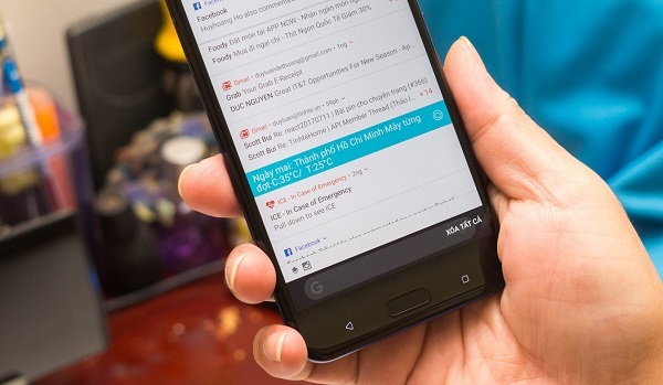 Khu vực thông báo trên Android Oreo đã thay đổi