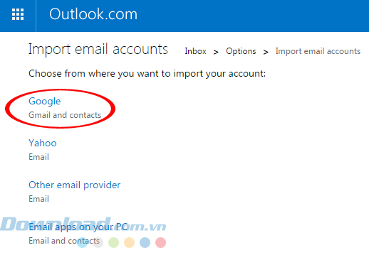 Cách đồng bộ email trong Outlook (3)