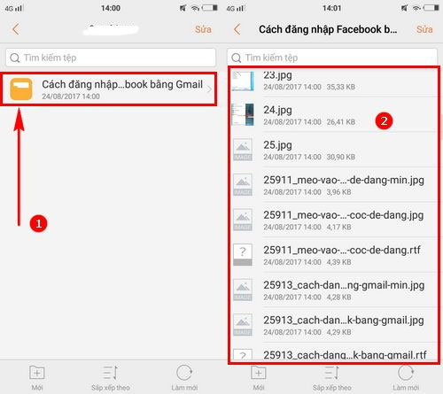 Thực hiện theo các bước đơn giản để mở file nén trên điện thoại Thực hiện theo các bước đơn giản để mở file nén trên điện thoại