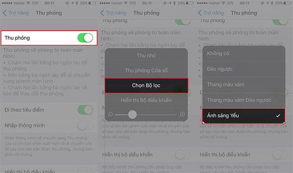 Giảm độ sáng màn hình điện thoại xuống dưới mức bình thường (1)