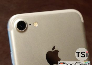 Cận cảnh camera sau của iPhone 7. Trải nghiệm cho thấy nguồn sáng phát ra từ đèn flash LED mới trên iPhone 7 khá mạnh