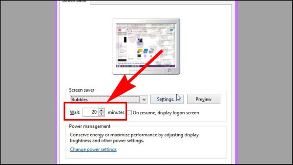 Điều chỉnh thời gian chờ