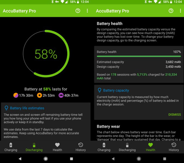 AccuBattery giúp kiểm tra độ chai pin điện thoại Android chính xác AccuBattery giúp kiểm tra độ chai pin điện thoại Android chính xác