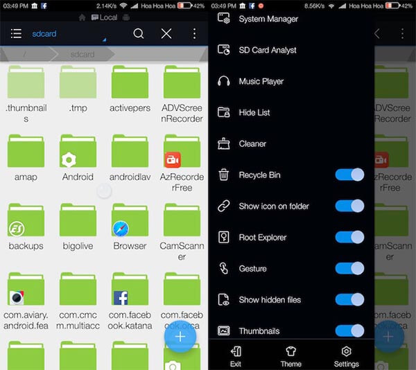 Sử dụng ES File Explorer