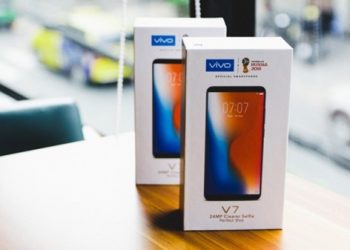 Mở hộp Vivo V7 – chiếc smartphone nhỏ gọn bắt kịp xu hướng màn hình vô cực