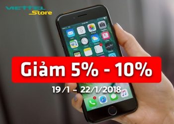 Duy nhất 4 ngày, mua iPhone online, giảm giá tới 10% tại Viettel Store