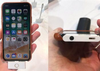 Hình ảnh phụ kiện mang phím Home trở lại iPhone X