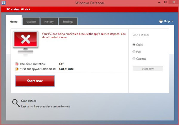 Hãy thử tắt phần mềm diệt Virus trên máy tính xem