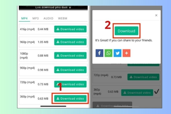 tải video facebook về iphone