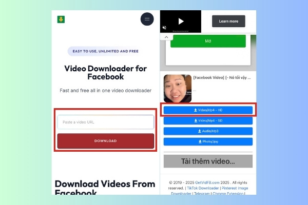 tải video facebook về iphone
