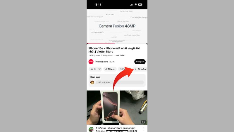 tải video youtube về iphone