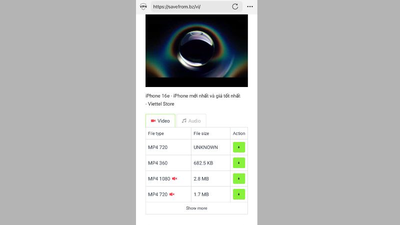 tải video youtube về iphone