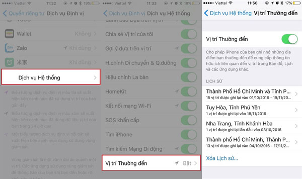 Xem lại các địa điểm mà bạn đã đi qua (1)