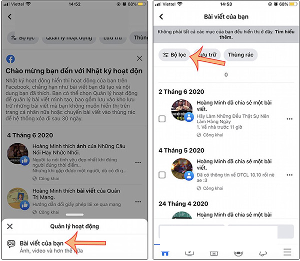 Cách xóa bài viết trên Facebook Cách xóa bài viết trên Facebook