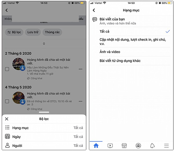 Cách xóa bài viết trên Facebook (1) Cách xóa bài viết trên Facebook (1)