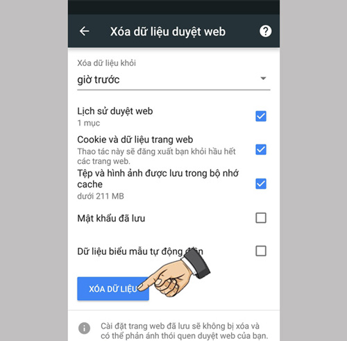 Xóa bơt các dữ liệu không cần thiết Xóa bơt các dữ liệu không cần thiết