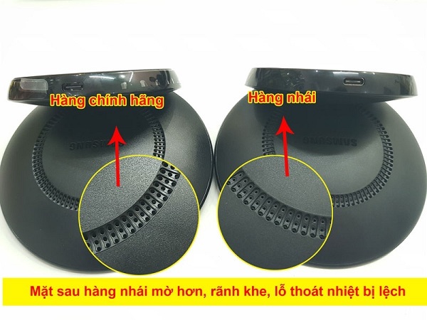 Hàng chính hãng được làm tinh tế và chi tiết hơn