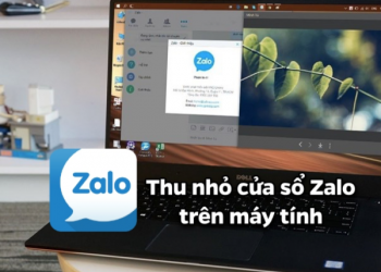 cách thu nhỏ màn hình zalo trên máy tính