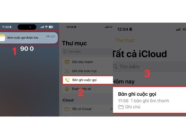 ghi âm cuộc gọi trên iphone