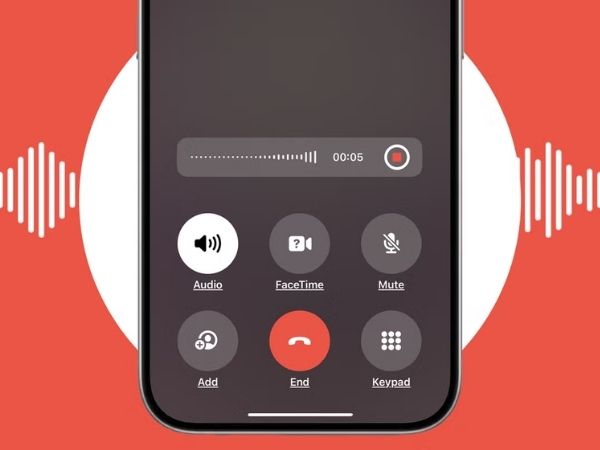 ghi âm cuộc gọi trên iphone