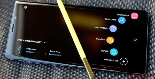 Galaxy Note 9 và bút S pen