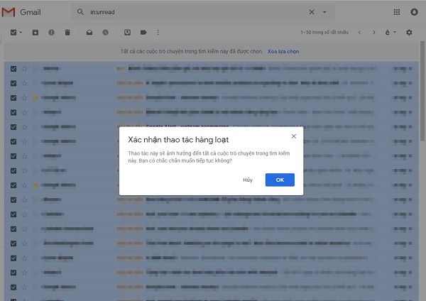xoá toàn bộ email chưa đọc trong Gmail (4)