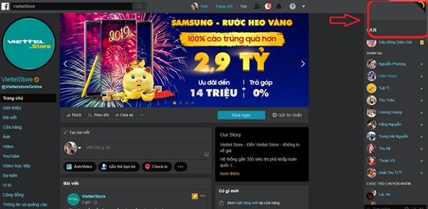 Ấn vào biểu tượng mặt trăng góc bên phải màn hình nếu muốn trở về giao diện cũ