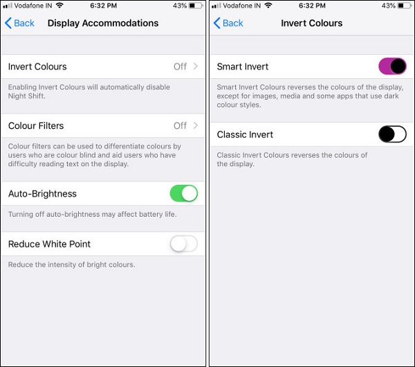Mẹo giảm mỏi mắt khi sử dụng iPhone