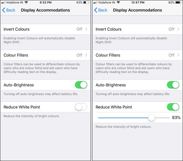 Giảm hiện tượng nhấp nháy trên màn hình OLED