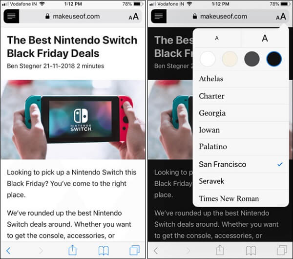Cách giảm mỏi mắt khi sử dụng iPhone 8