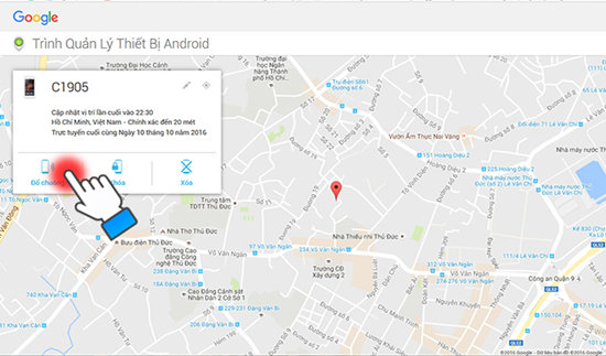 Định vị điện thoại Android (2)