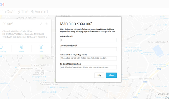Định vị điện thoại Android (3)